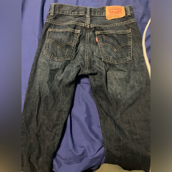 Navy blue size Levi jeans - Picture 2 of 3
